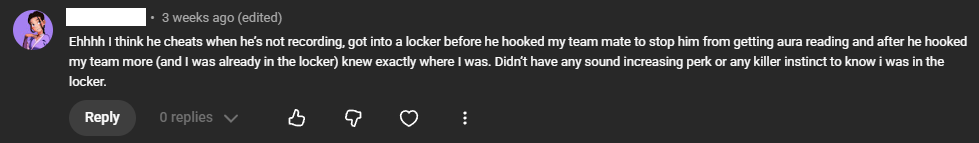 Every now and then i like to go see if people are still commenting on my videos and i occasionally find gems like this.

Sometimes i wish i was this oblivious.