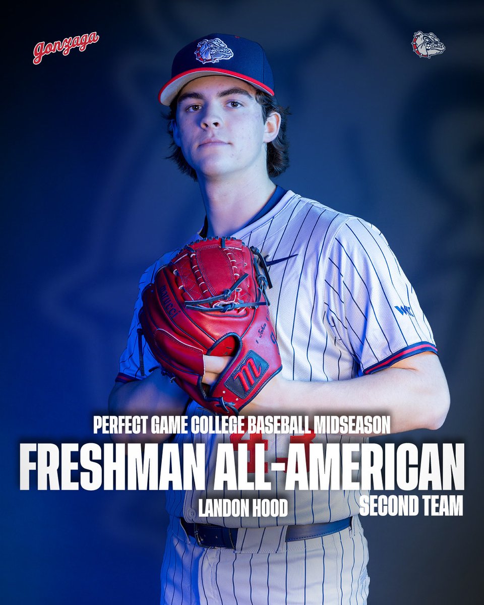 ZagBaseball's tweet photo. Landon is on the Midseason Second Team All-American Freshman team with @pgcollegebaseball! #GDTBAZ https://t.co/B25weTPuAk