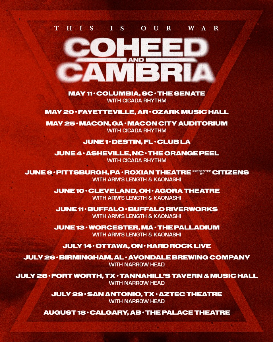 Coheed and Cambria tweet media