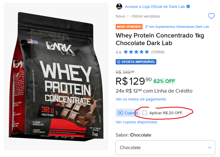 SEI QUE O SEU TA ACABANDO

Whey Protein Concentrado 1kg Chocolate Dark Lab

ative o cupom de 20,00 off
sai por 109,90💥

🔗meli.la/1ieiKT3