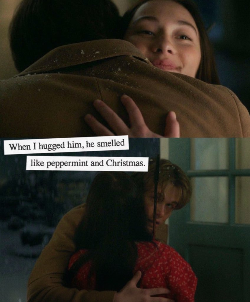 I love seeing a book moment on screen 🥹🫶🏻🙂‍↔️