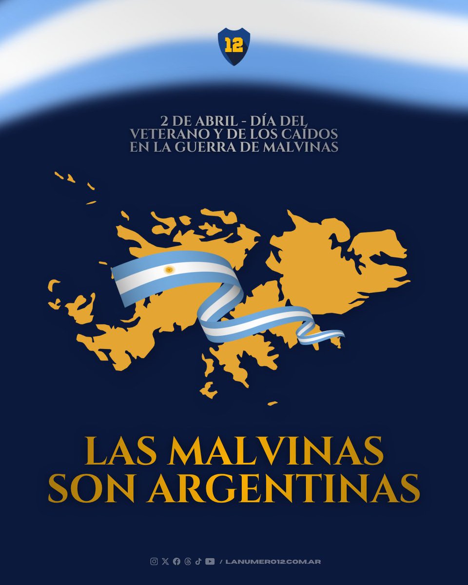 lanumero12comar's tweet photo. ¡Las Malvinas son Argentinas! 🇦🇷 https://t.co/1rza88rO0L