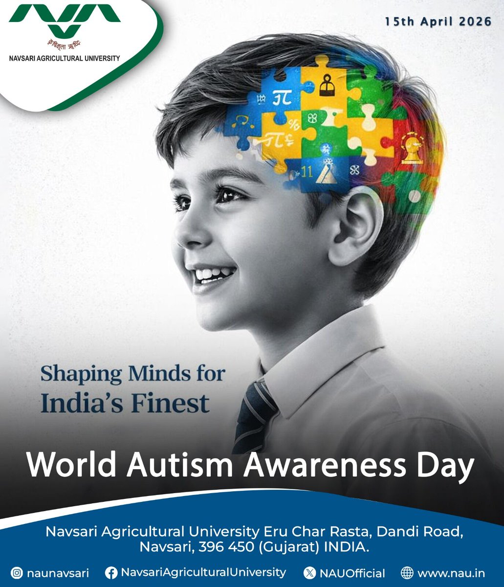 Autism is not a disability, it's a different ability.
Let’s build a world that understands, accepts, and include everyone.

#WorldAutismAwarenessDay #AutismAcceptance #InclusionMatters #Neurodiversity #CelebrateDifferences #AutismSupport