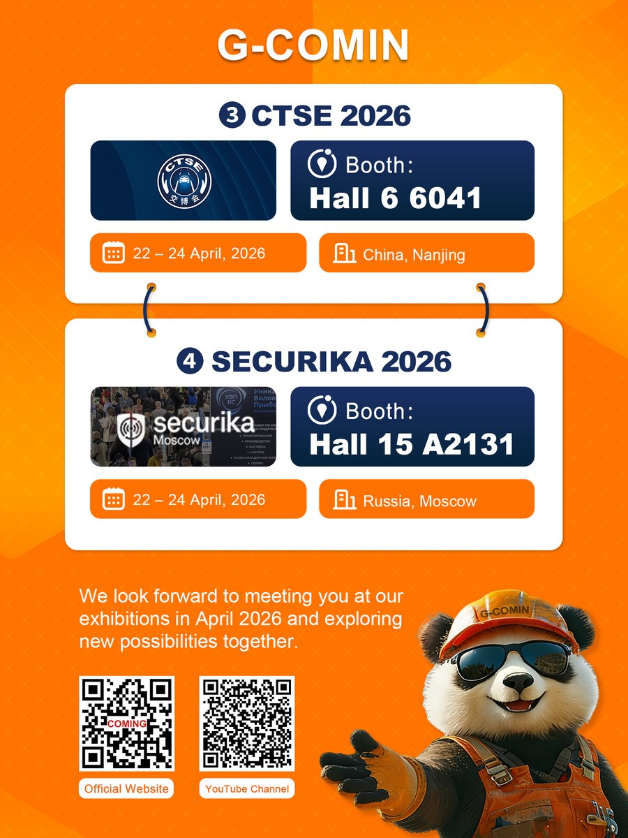 LED_GCOMIN's tweet photo. 🌍 See You Around the World This April!
G-COMIN will be exhibiting across China, Malaysia, and Russia this month.
Discover our mobile lighting &amp; power solutions and connect with us in person! ✨
#GCOMIN #GlobalExhibition #MobileLighting #PowerSolutions #IndustrialLighting https://t.co/W6KkZYydqu