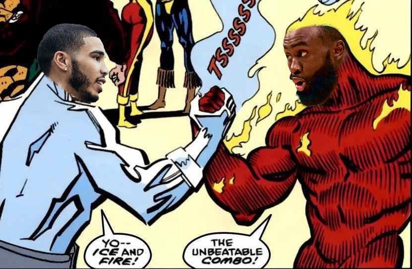 🔥 43 and 7
❄️  25 18 and 11
Best duo in the league. 
0️⃣x7️⃣🔙 in full motion. 🏆🏆🔜