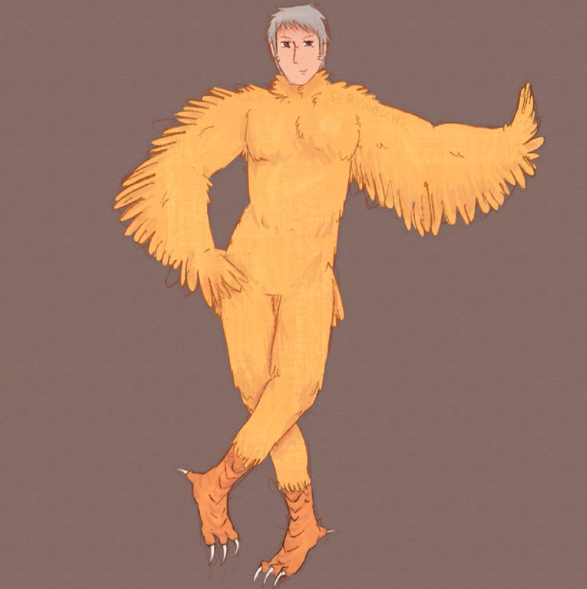 Servmouche's tweet photo. why doesn’t prussia just become gilbird https://t.co/n83kUJd0uK