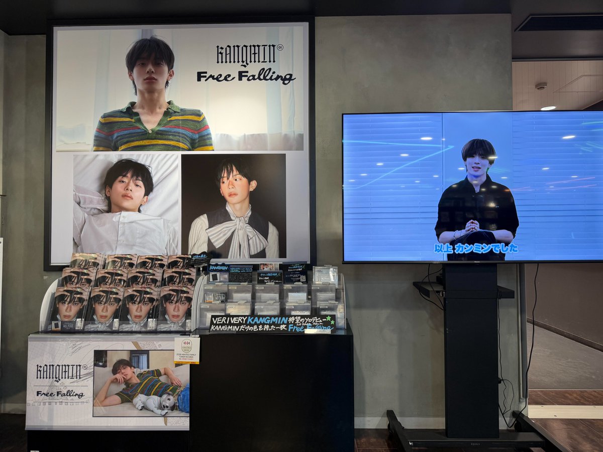 タワ渋kpop】 ／ #KANGMIN 1st Single『Free Falling』 発売記念