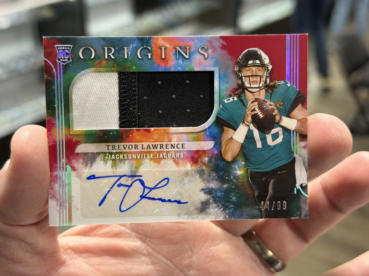 slabfactory_ty's tweet photo. #FACTORYSTACKS stack sale, running through 4/3!

$200 T-Law Origins RPA /99

Claim with “take”, offers can be sniped.
Stacks < $100 pay $5 BMWT. Must claim at full for claim to be eligible for 5% stack discount. https://t.co/XgpMNoWPDn
