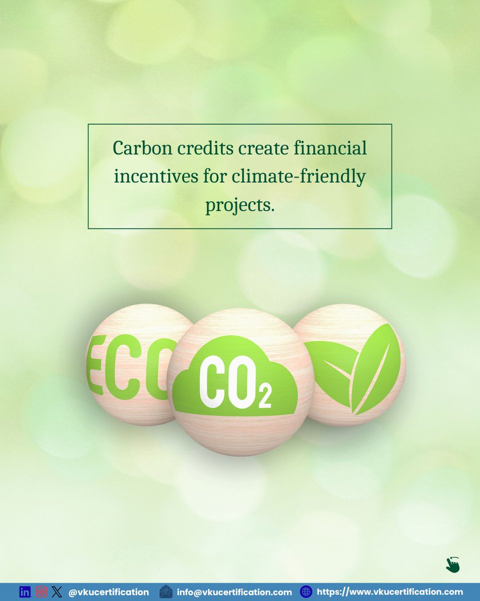 VKU_GHG's tweet image. Why Carbon Credits Matter

visit:instagram.com/p/DWndr3RkaDu/…
#CarbonCredits #ClimateFinance #EmissionReduction #Sustainability