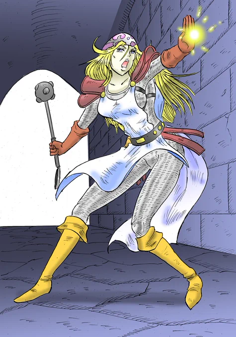 アメリカの友人達よ、キミ達の国で誕生したTRPGは素晴らしい娯楽だ。子供時分のボクは『D&D』のルールブックに登場した女僧侶アレーナに大ショック。我が国が誇る漫画家鳥山明氏も実にナイスな女僧侶をデザインしてるが、ぴっちり鎖帷子を身にまとった欧米人美女という絵面は本当に衝撃的だったよ。