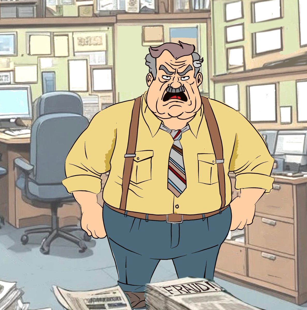 George A tweet media