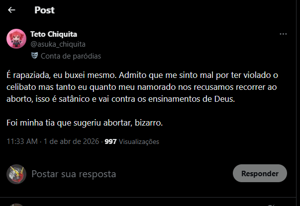 30 de Março tweet media