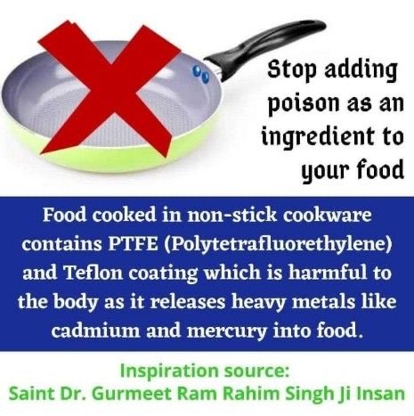 Kaushal23139933's tweet photo. सेहत है सबसे बड़ा धन! Saint Gurmeet Ram Rahim Ji के मार्गदर्शन में, #HealthyCookware अभियान लोगों को सुरक्षित और स्वस्थ खाना पकाने के तरीकों के बारे में जागरूक कर रहा है। आइए, अपने परिवार के लिए सही विकल्प चुनें 🌟 https://t.co/rpnhnyvpAU