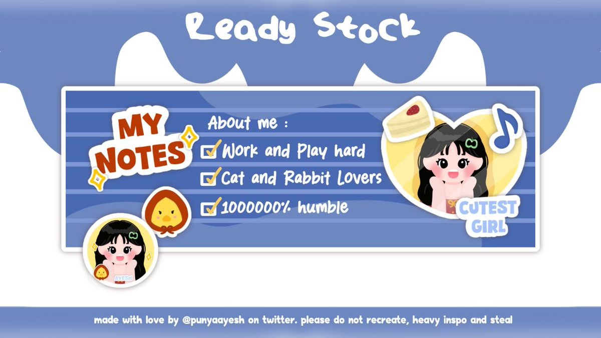 AYesh` layout chibi RS on 📌 tweet media