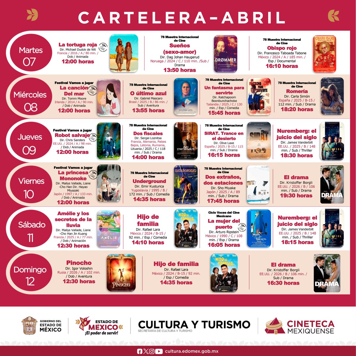 Cineteca Mexiquense tweet media