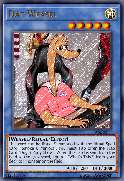 Dat Weasel tweet media