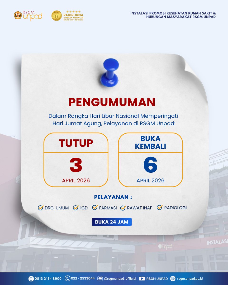 Rumah Sakit Gigi dan Mulut Universitas Padjadjaran tweet media