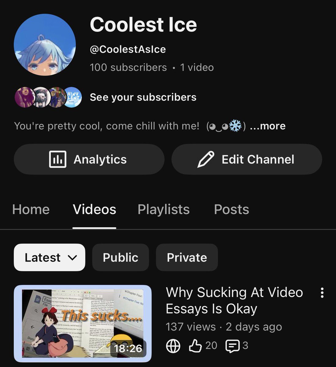 Ice Boy 🧊💤 tweet media