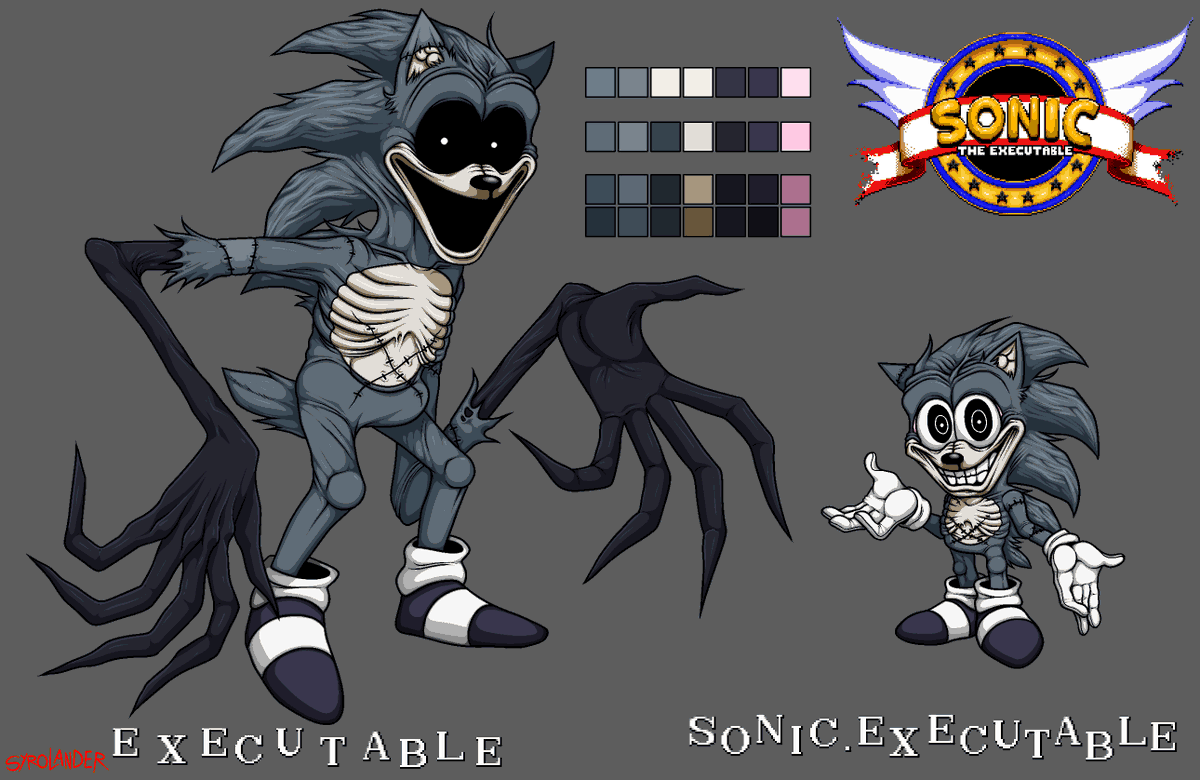 Syrolander's tweet photo. Starting today, Talerai will be reverting back to his original design and name. I've personally been feeling unsatisfied with his current design, and I feel like going back to square one is the best choice. 

I'm very happy to be welcoming back Executable!

#SonicTheExecutable https://t.co/PMMg4t1YFn