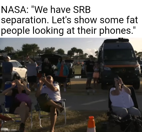 RonPaulsBat's tweet photo. NASA coverage of Artemis II launch. https://t.co/TkleVJCTPF