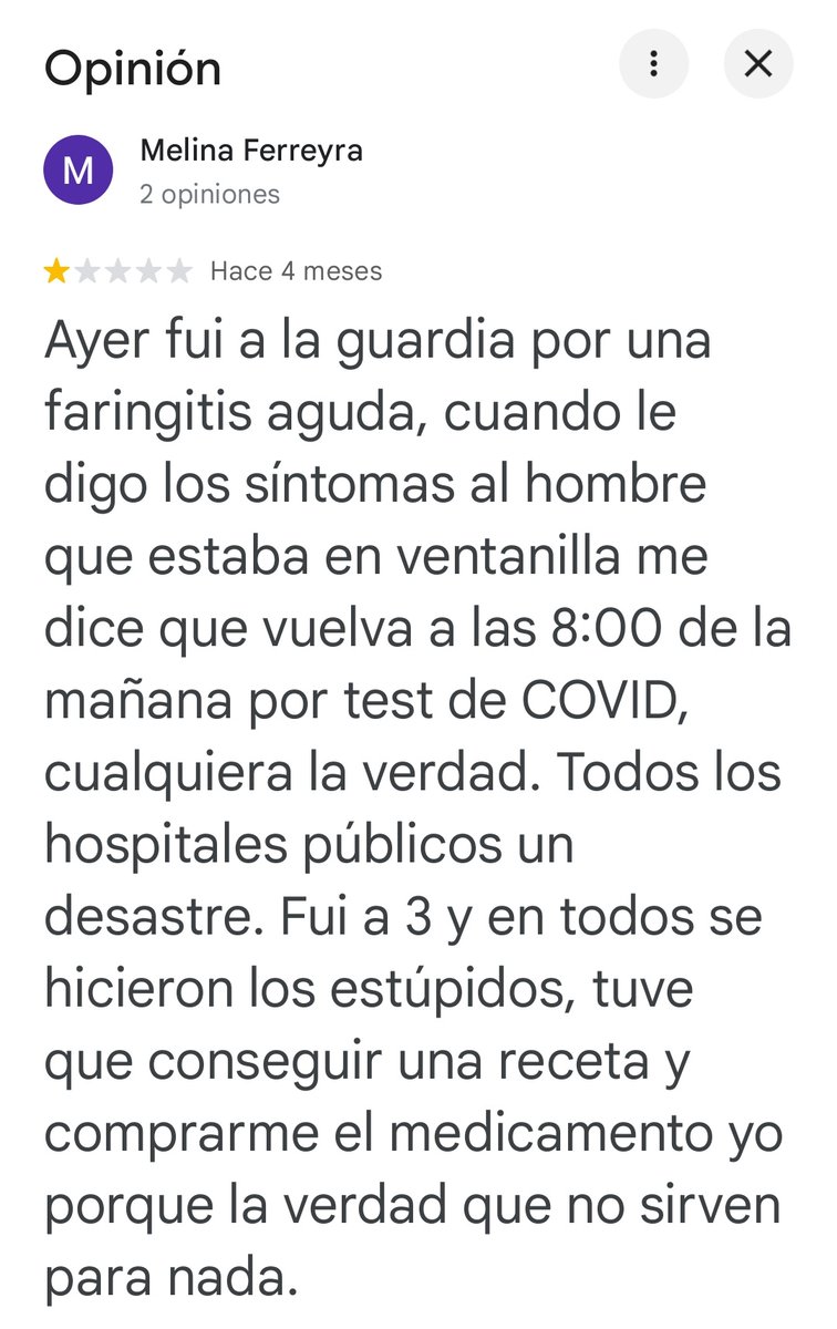 Opiniones Negativas tweet media