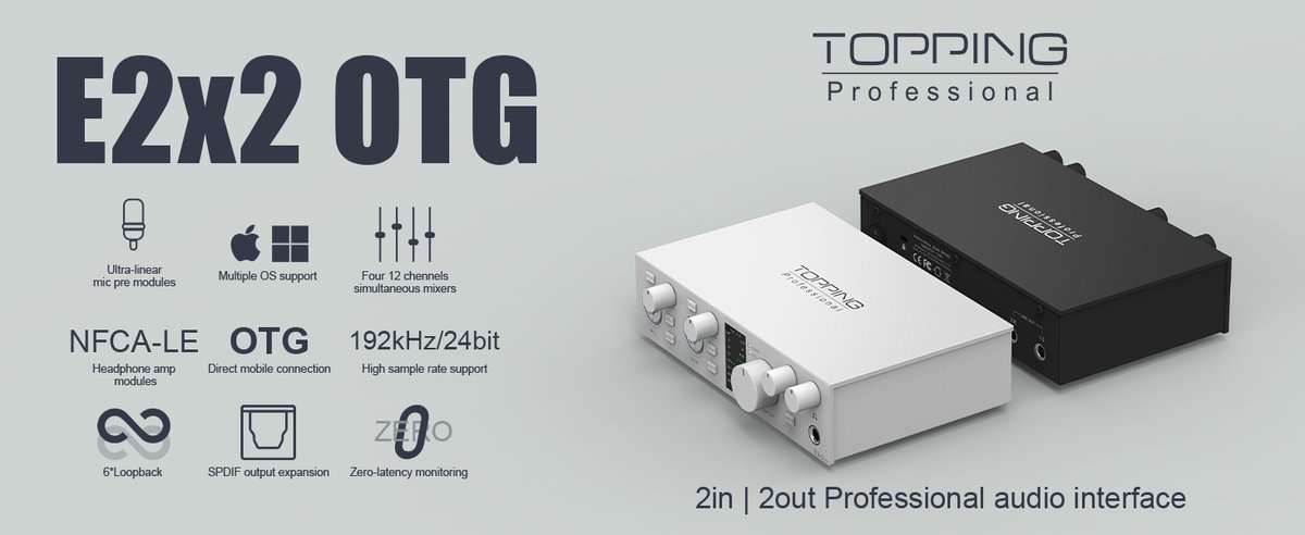 TOPPING_JP's tweet image. ⚪️TOPPINGセール情報⚪️

『Amazon新生活セール Final』にて、「TOPPING / TOPPING Professional」の製品がセール中‼️

オーディオインターフェース、D/Aコンバーター、ヘッドフォンアンプ等のラインナップがセール対象となっております‼️

新生活を、TOPPINGのアイテムで楽しみませんか？✨
#TOPPING