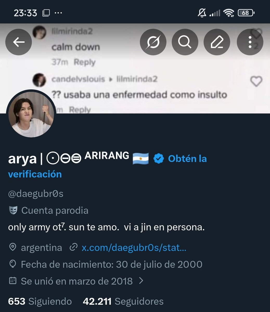 arya au's | ⊙⊝⊜ ᴬᴿᴵᴿᴬᴺᴳ 🇦🇷 tweet media
