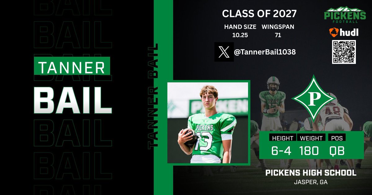 TannerBail1038's tweet photo. Recruiting card 

@PickensFootball @CoachCamps @macmilk15 @CoachBailQB @CoachBennett29 @RustyMansell_ @bobby_lamb @Alex_Mortensen_ @CoachStreeter @Coach_Englehart https://t.co/Nz18bZ5OXU