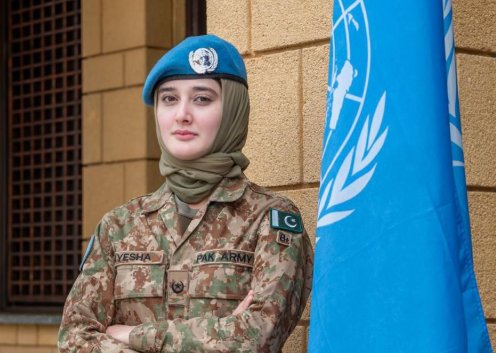 UN officials in Cyprus praised Pakistan Army’s Major Ayesha Khan for her outstanding service as a Military Public Information Officer and focal point for uniformed women.
<a href="/UNHumanRights/">UN Human Rights</a> #قوم_کا_فخر_فیلڈ_مارشل