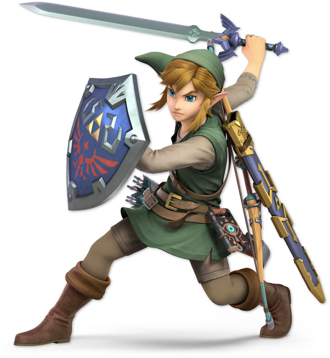 Posting Link’s smash ultimate renders everyday tweet media