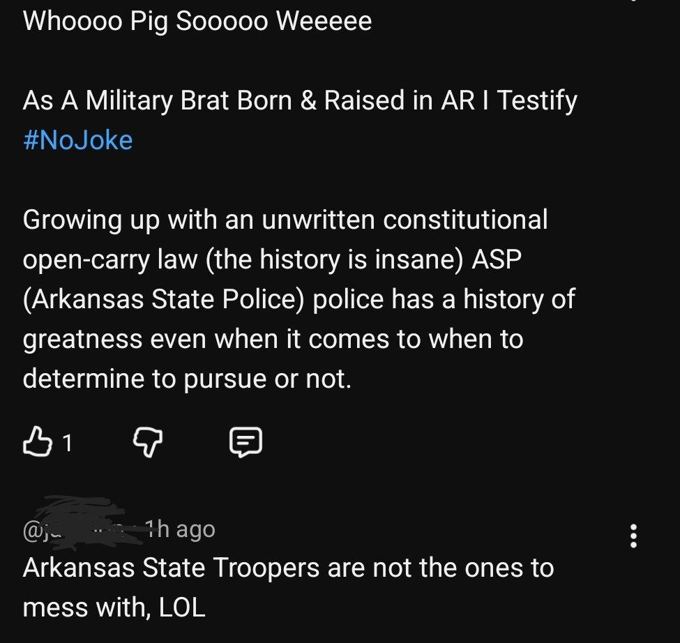 SidSmitty's tweet photo. I think it is cool how @SergeantCurtis points out the tactical proficiency of @ARStatePolice https://t.co/YrquAk2qzK