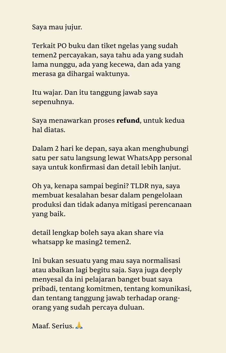 dadimdum's tweet photo. Mau jujur kepada temen temen yang sudah percaya. Pelajaran besar agar saya tidak sembarangan lagi. 

Saya mohon maaf. https://t.co/YCv9Cu6F8d