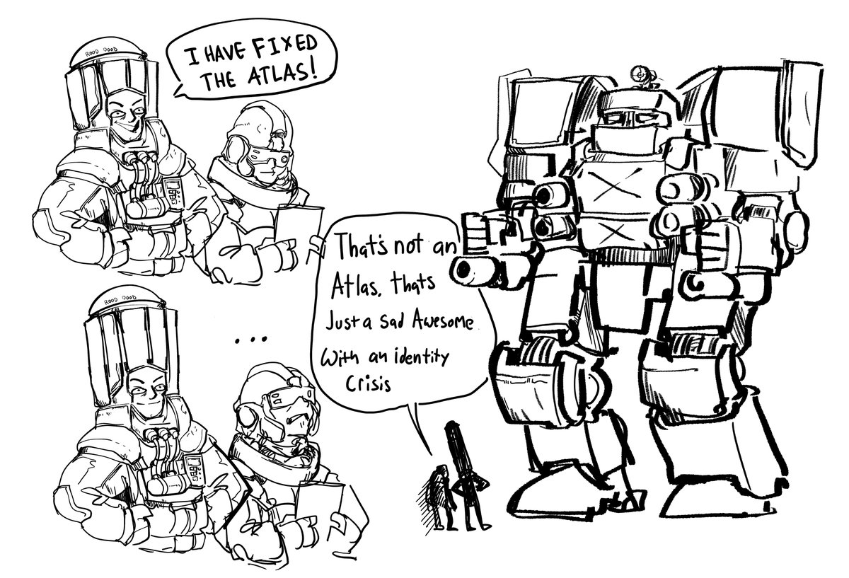 FieryWitherRose's tweet photo. Hot take: you can't change the core identity of a mech without making a completely different mech.

@BumbleBorb made this for me https://t.co/G9P0itWwtI