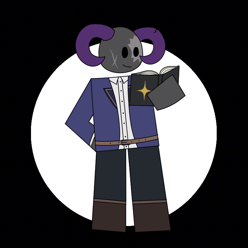 Wow another Phighting oc

This is Spellbook (He/Him)
He's originally from Lost Temple, but moved to Crossroads after the Scorch