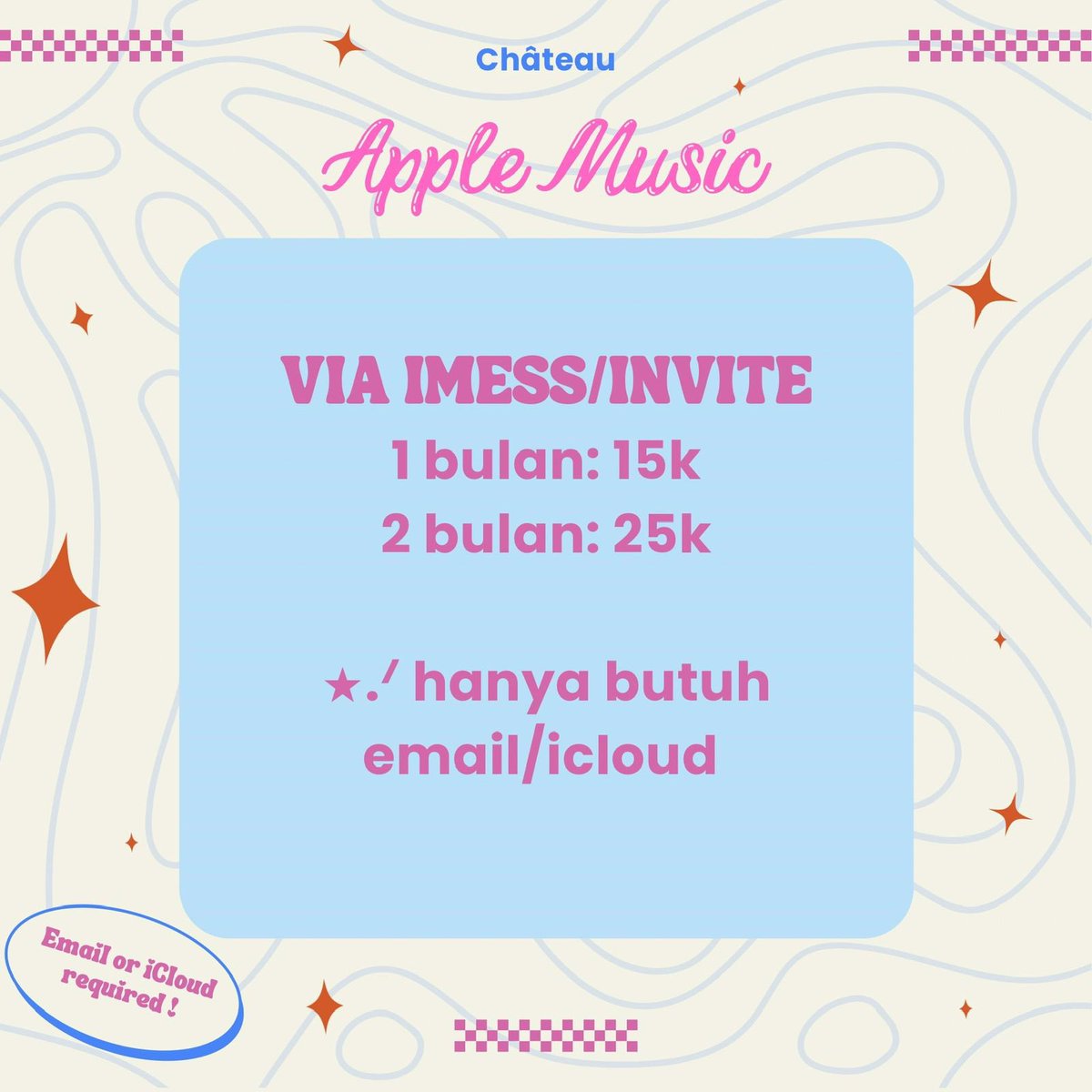 Château • jual apps & robux, open santai tweet media