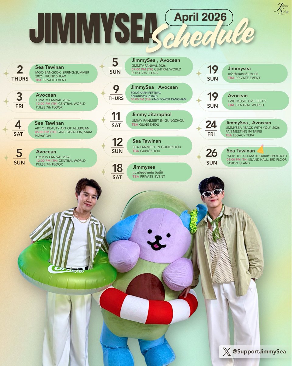 JIMMYSEA SUPPORT TH. tweet media