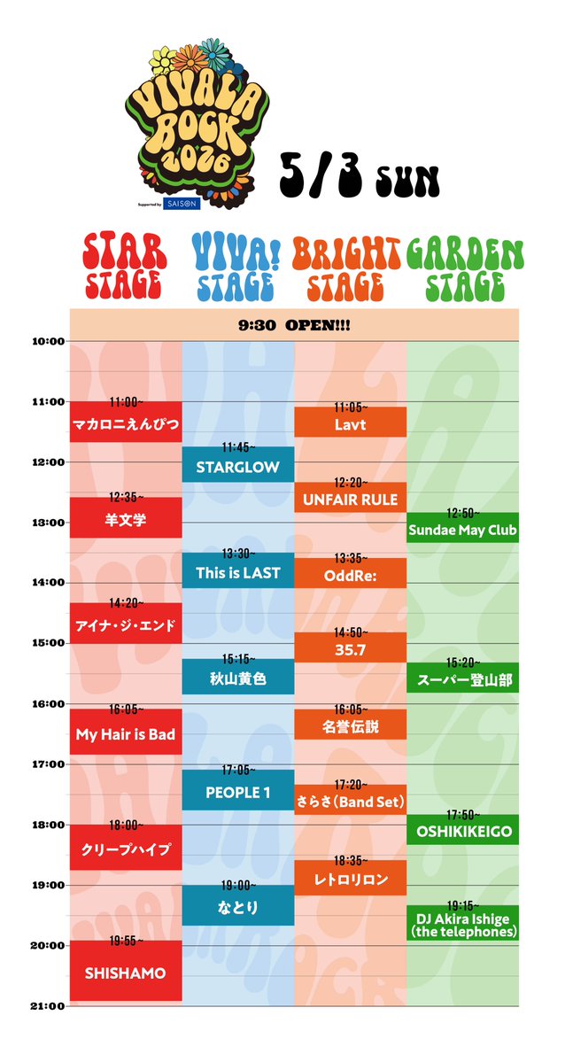 VIVA LA ROCK (#ビバラ) tweet media