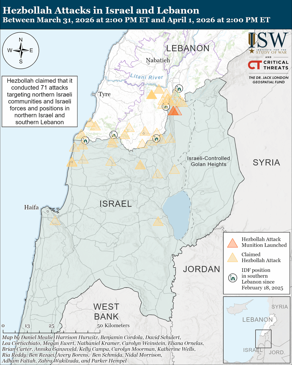 Institute for the Study of War tweet media