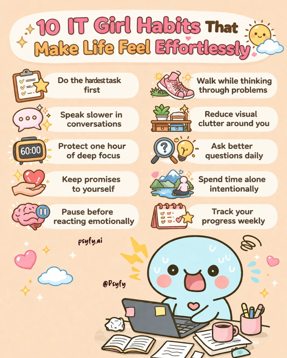 10 IT girl habits that make life feel effortlessly
🔗psyfy.ai
#psyfy #selfcare #gaminglife