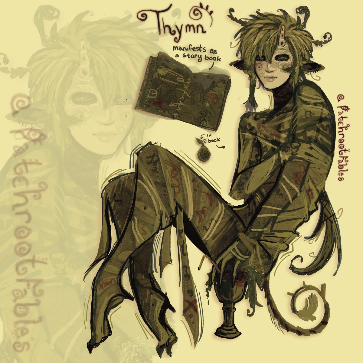 PatchrootFables's tweet photo. Bookworm https://t.co/QosCw2kOdW