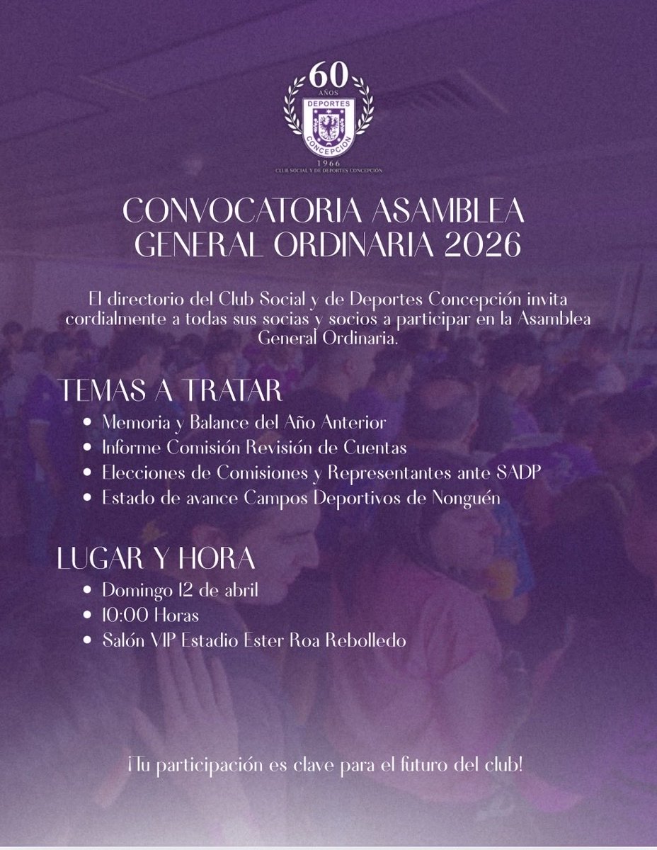 Club Social y de Deportes Concepción tweet media