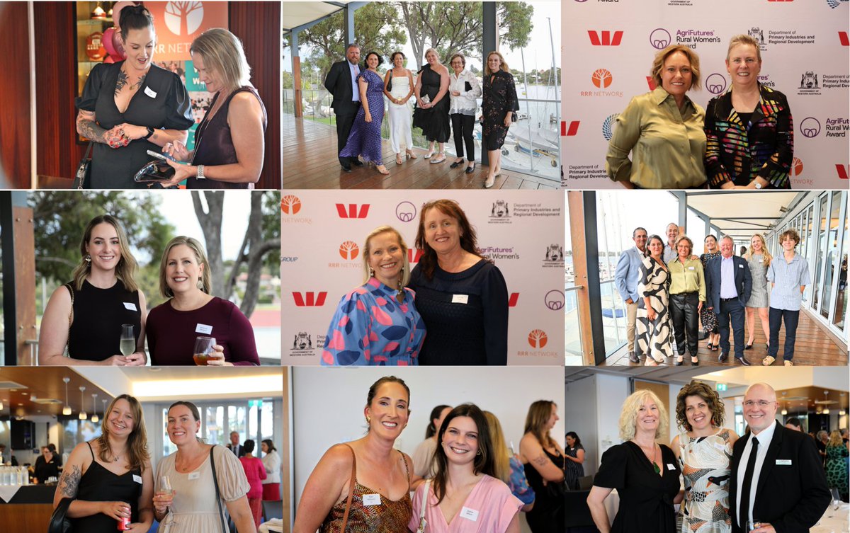 RRRNetwork's tweet photo. Throwback to the AgriFutures Rural Women’s Award last week ✨

An incredible evening celebrating the strength, innovation &amp; impact of women across regional WA. From powerful conversations to well-deserved recognition, it was a reminder of how much is happening across our regions. https://t.co/FCPWcmFdwg
