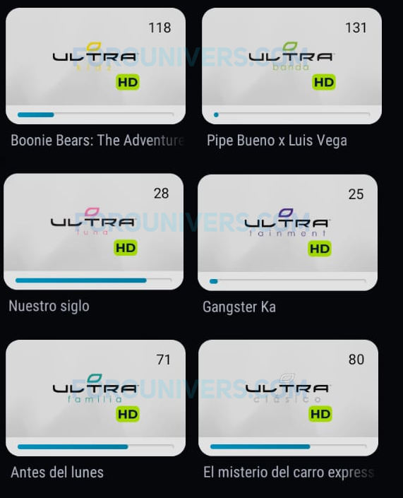 UniversLA's tweet photo. #NetUnoGO 🇻🇪 tiene 6 nuevos canales HD 😱
Se tratan de los canales de #Ultra 📺
Y todos son en HD. 😎 https://t.co/ODiDm3KFWY