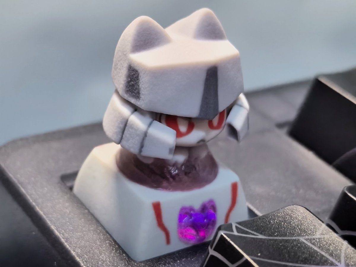 MirrMonol's tweet photo. Hello everyone! I've designed a Megatron cat keycap! It's now available for purchase! Hope you like it!! 🥰🥰
🛒https://t.co/atf7AzH8tf
#Transformers #megatron https://t.co/WziQNHyu6r