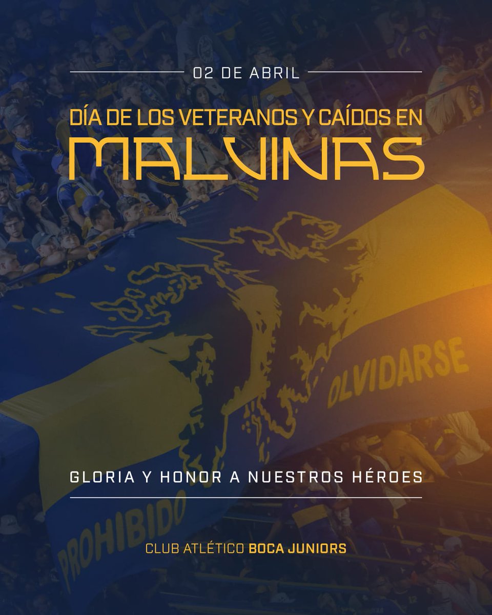 _BocaClub's tweet photo. No las hemos de olvidar.

Las Malvinas fueron, son y serán Argentinas 🇦🇷 https://t.co/2wMxyg3T5O