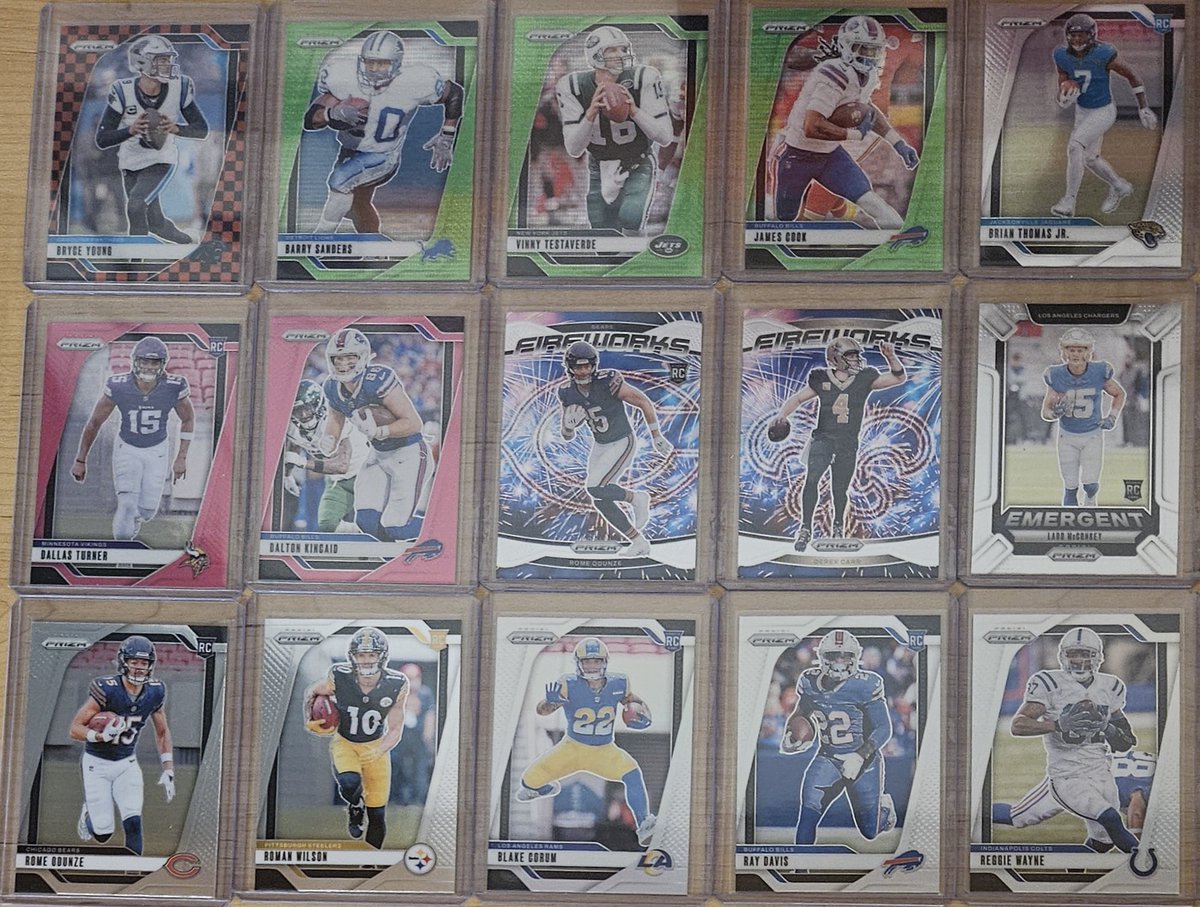 3bangerbreaks's tweet image. #Hits from the 2024 + 2025 #Panini #Prizm #Football #Mega #Box #Break 

#TBBCrew #NFL #TBBPoints #TBBBreakCredit #TBBReposts #tradingcards #thehobby