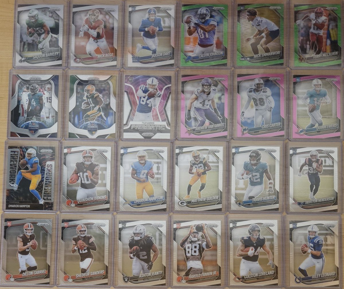 3bangerbreaks's tweet image. #Hits from the 2024 + 2025 #Panini #Prizm #Football #Mega #Box #Break 

#TBBCrew #NFL #TBBPoints #TBBBreakCredit #TBBReposts #tradingcards #thehobby