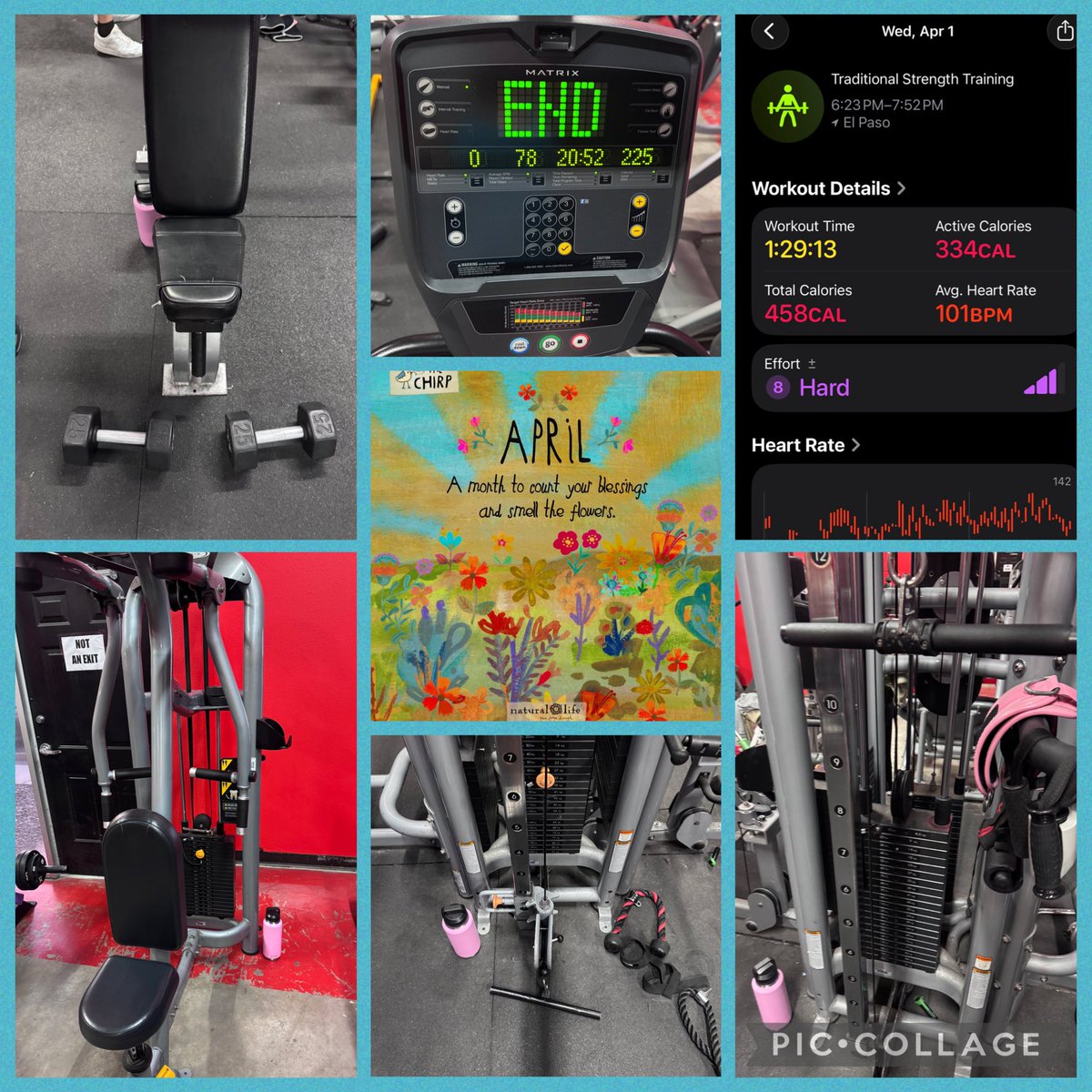 ValChavez2024's tweet photo. April is off to a very happy start! 🌈🌸 A month to count your blessings and do things that make you feel happy to be alive!💓 Do something that your future self will thank you for. 💪🏻💖✨ #HelloApril #dowhatmakesyouhappy #blessings #BeHappy @fit_leaders @zjgalvan @DiocelinaBelle https://t.co/12WFfFpw5R