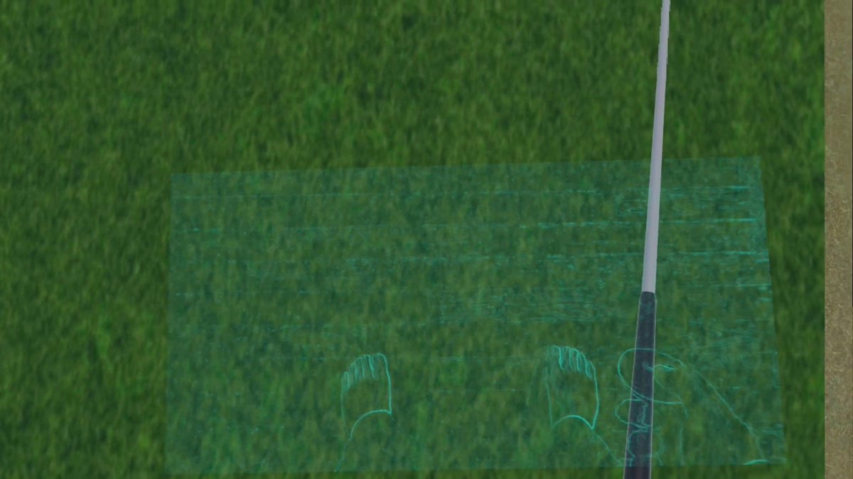 VR30024096's tweet photo. A sneaky good feature for #EnonoGolf! ⛳️

Press the A button in Round or Range modes for the Real Camera Pass-Through.

See your actual hands and feet overlaid on the VR scene to check your real stance. Don't play blind!

#VRGolf #MetaQuest3 #IndieDev https://t.co/eQgykKjw7u
