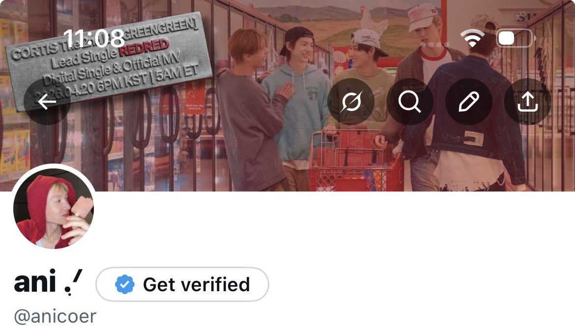 anicoer's tweet image. new layout for #REDRED can you guys still recognize me 😓